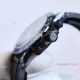 Super clone Rolex Daytona 7750 Extra-thin Watch Black Rubber & Red hands (3)_th.jpg